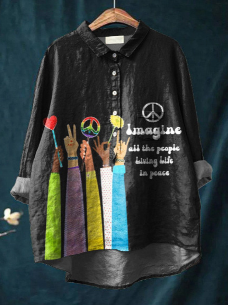 バリス・ヒッピーアートTシャツ