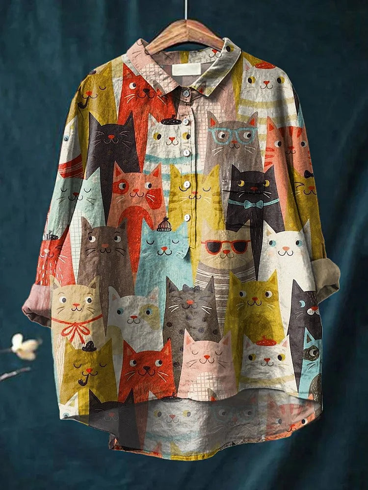 Sila｜キャットアートTシャツ