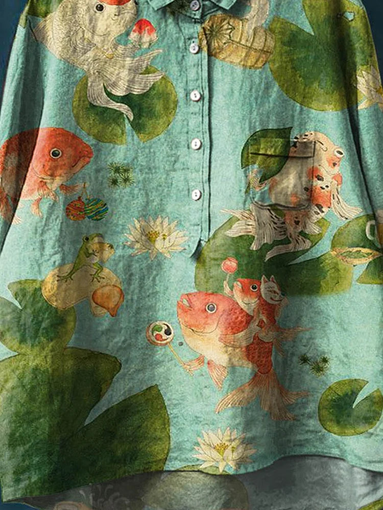 ロージー | 魚のアート Tシャツ