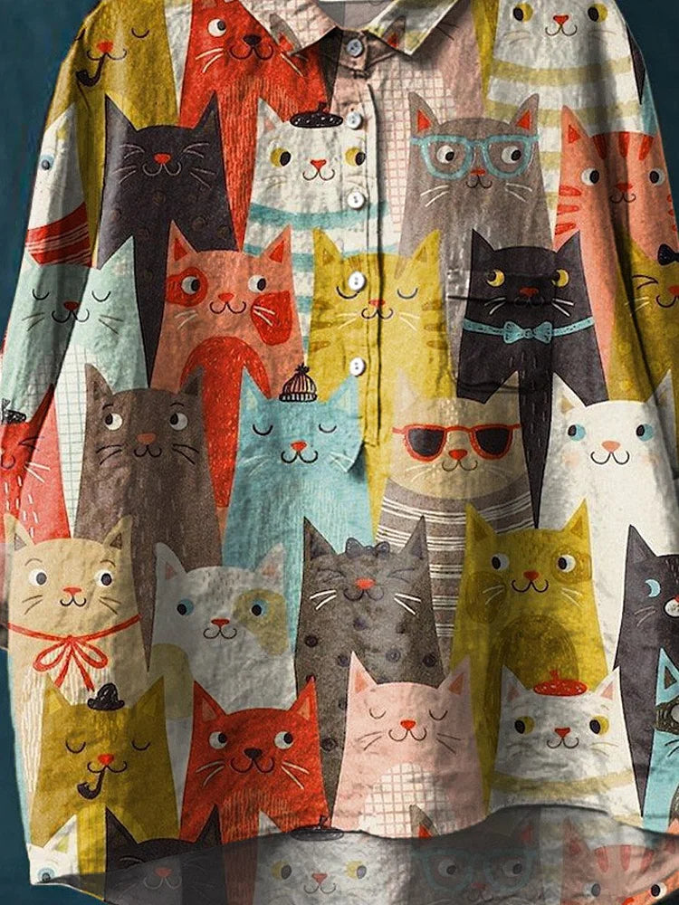 Sila｜キャットアートTシャツ
