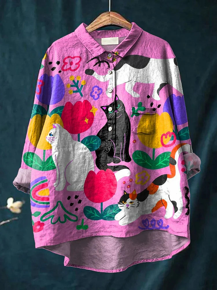 マル | 猫デザインTシャツ