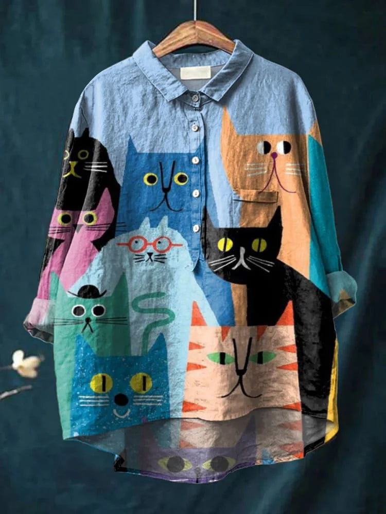 バンジョー | ネコアート Tシャツ