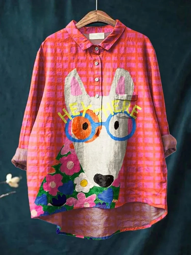 梅犬アート Tシャツ