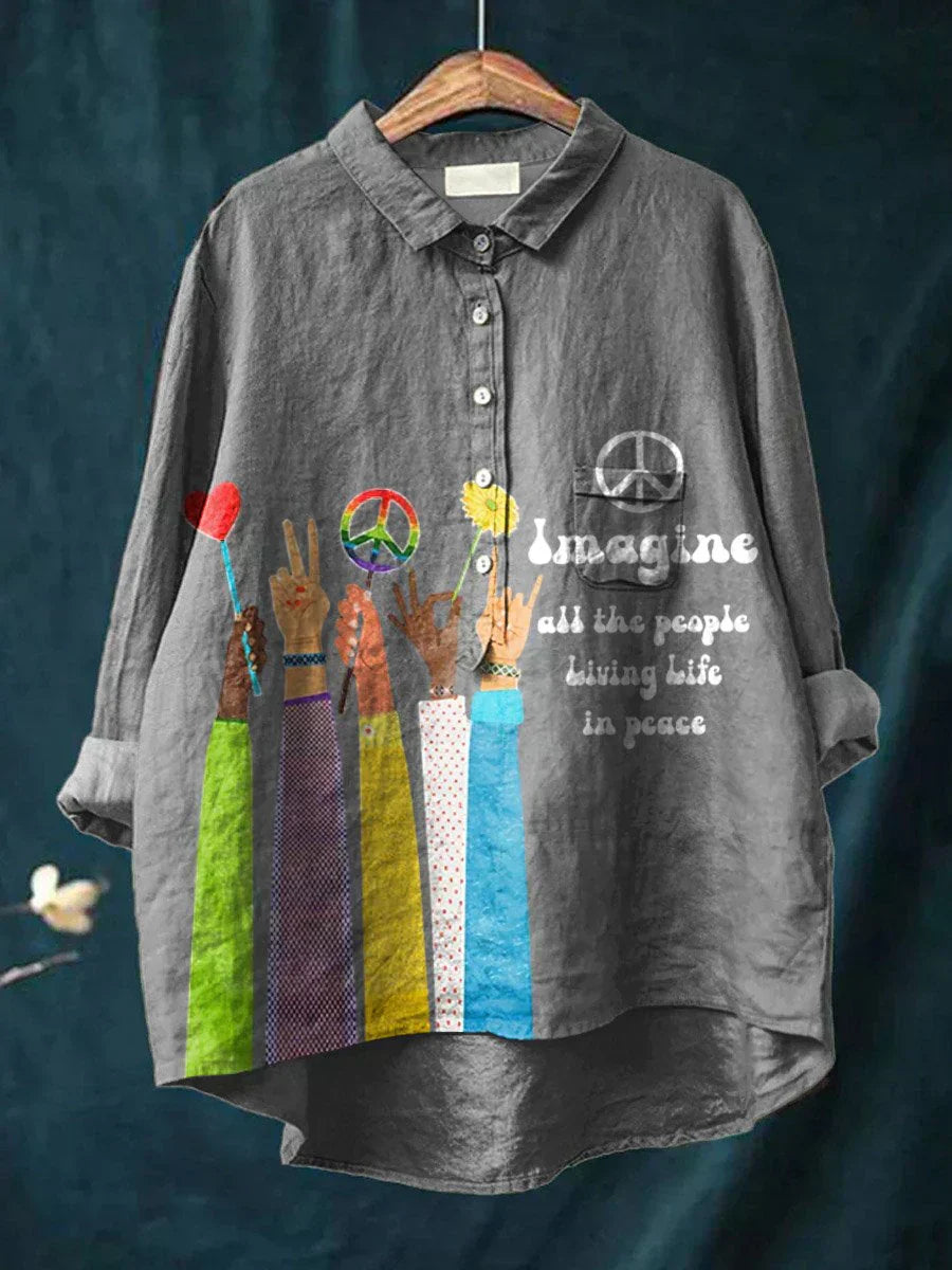 バリス・ヒッピーアートTシャツ